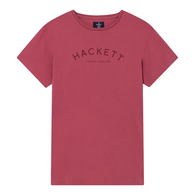 Hackett London Dark Pink Classic Logo T-Shirt