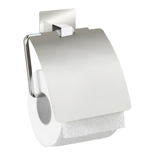 Wenko Turbo-Loc Toilet Paper Holder with Cover