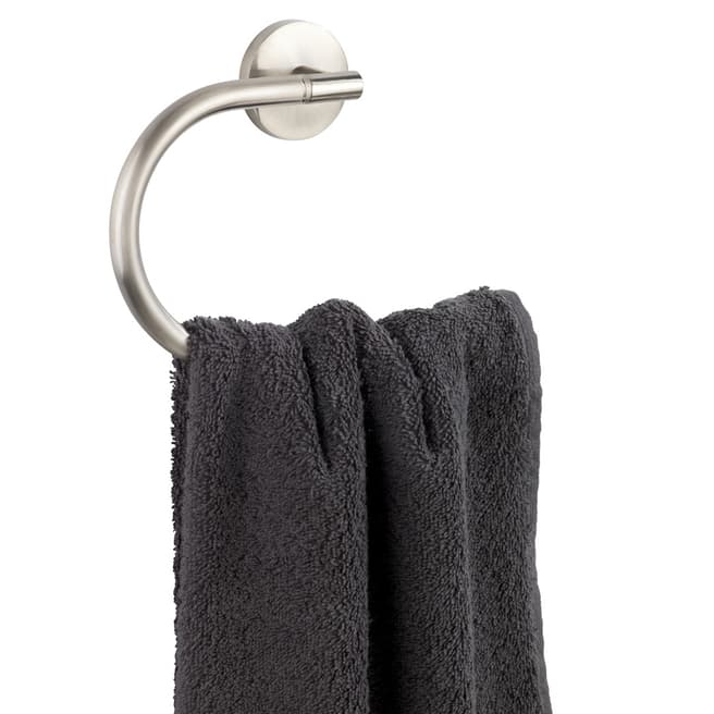 Wenko Elegance Towel Ring, Matte Silver