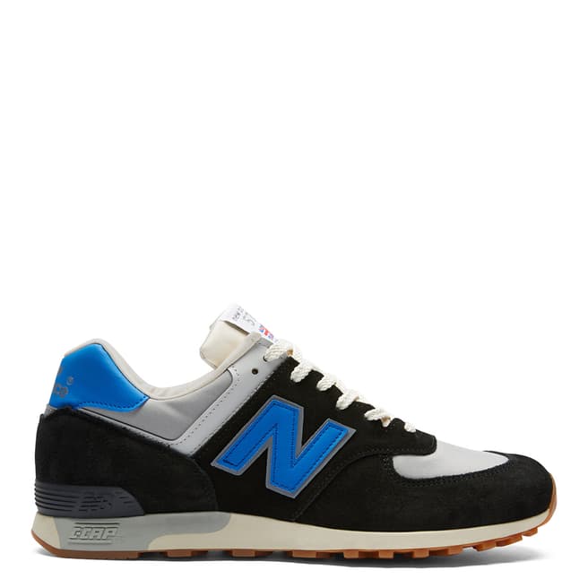 New Balance: Made in UK Black, Blue & Grey 576 Sneakers