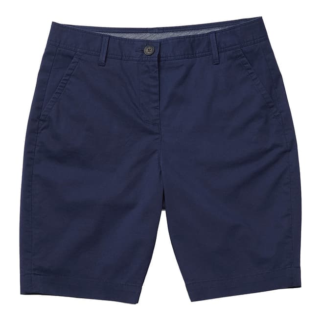 Crew Clothing Navy Cotton Chino Shorts