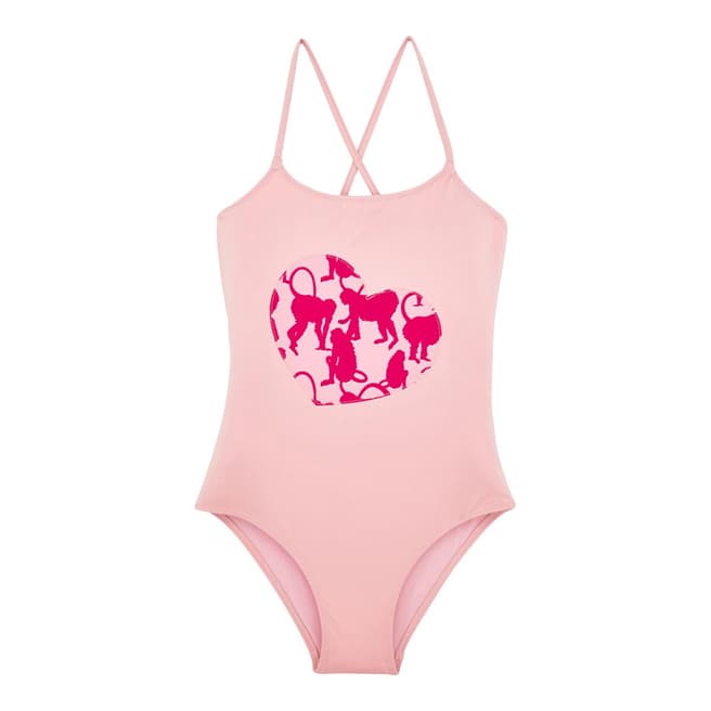 Vilebrequin Girl's Pink Happy Monkey Swimsuit