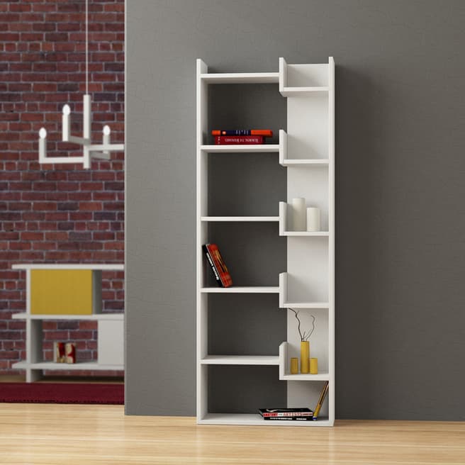 Decortie Oppa Bookcase - White - White