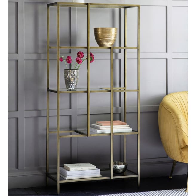 Gallery Living Hollister Display Unit, Champagne