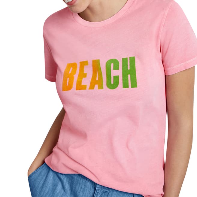 hush Pink Ombre Beach Tee