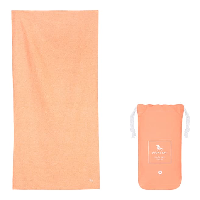 Dock & Bay Active XL Towel, Dune Orange