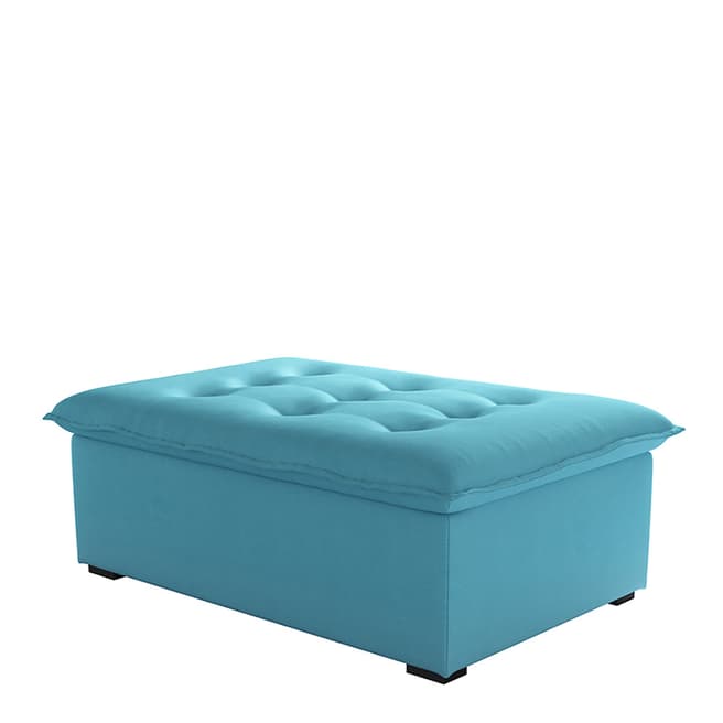sofa.com Hetty Single Bed in Box in Blue Raspberry Pick 'N' Mix Cotton