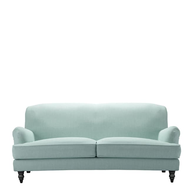 sofa.com Snowdrop 3 Seat Sofa in Cambridge Blue Pure Belgian Linen