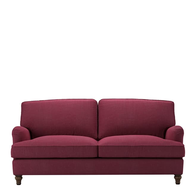 sofa.com Bluebell 3 Seat Sofabed in Boysenberry Brushed Linen Cotton