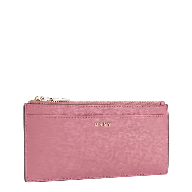 DKNY Pink Bryant Slim Bifold Wallet