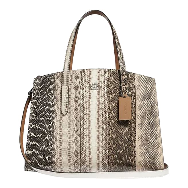 Coach Natural Ombre Snake Charlie Carryall