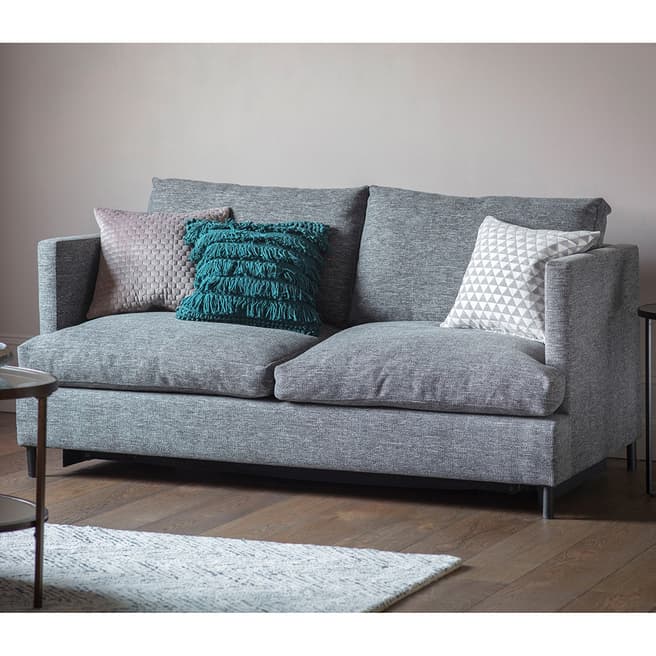 Gallery Living Dulwich Sofa Bed, Standard Small Double Mattress, Ferroli, Smoke