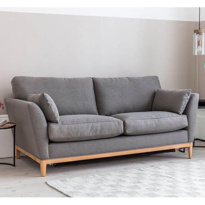 Gallery Living Norwood 3 Seater Sofa, Modena Nickle