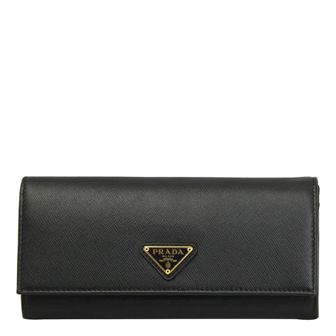Prada Black Leather Wallet