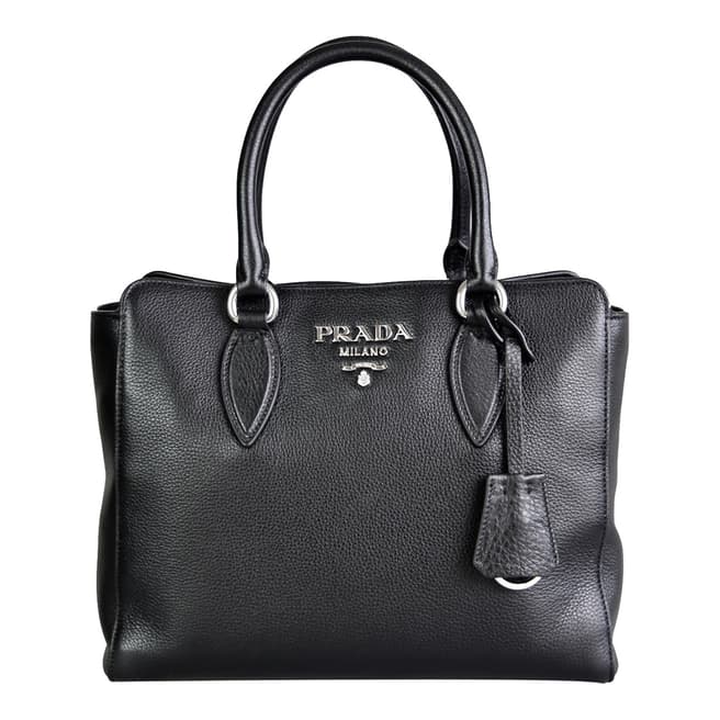 Prada Black Prada Leather Handbag