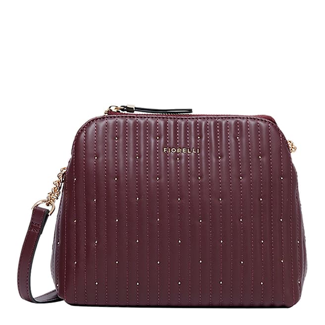 Fiorelli Oxblood Quilted Rosa Crossbody
