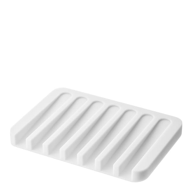 Yamazaki White Flow Silicone Soap Tray