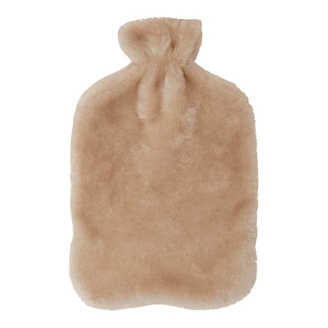 N°· Eleven Natural Shearling Hot Water Bottle Cover
