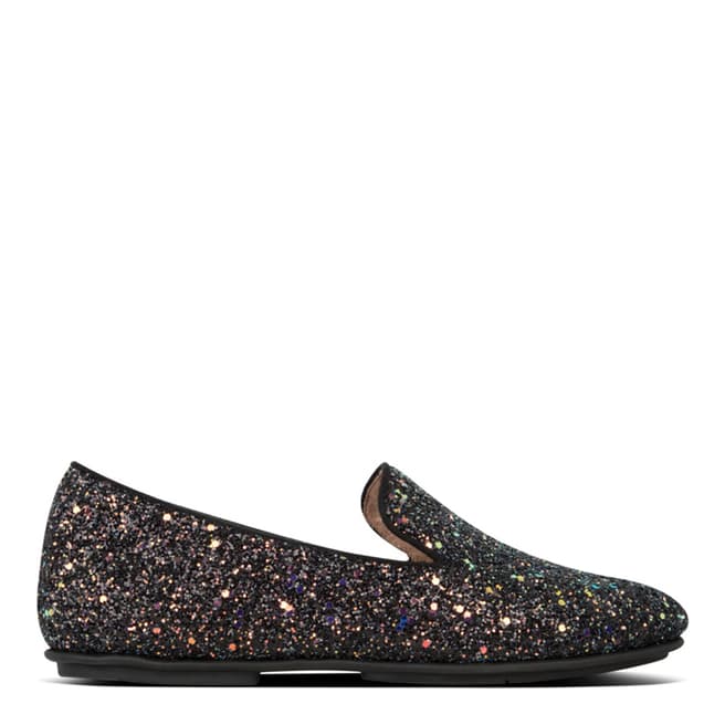 FitFlop All Black Lena Glitter Loafers