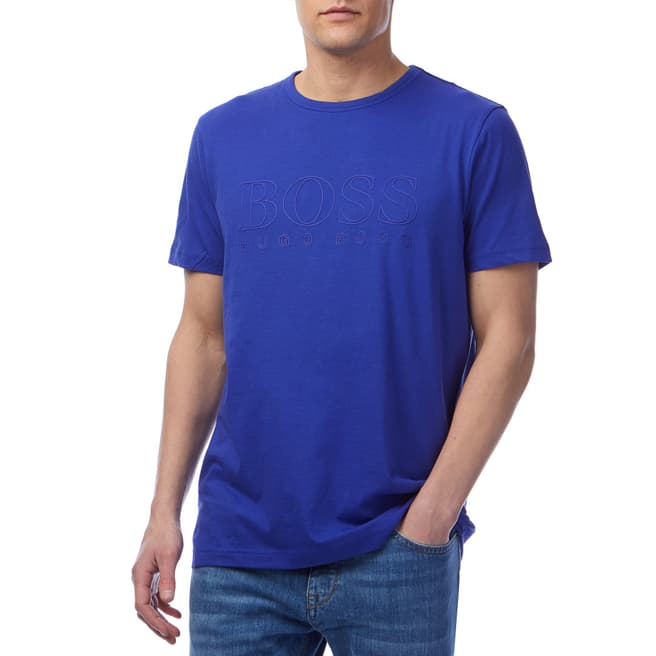 BOSS Purple Teebo Cotton T-Shirt