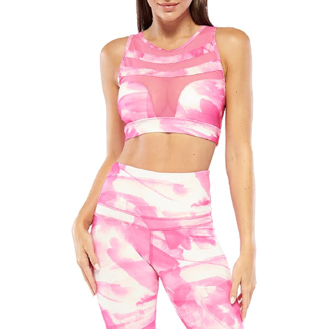 Electric Yoga Pink Tye Dye Sports Bra