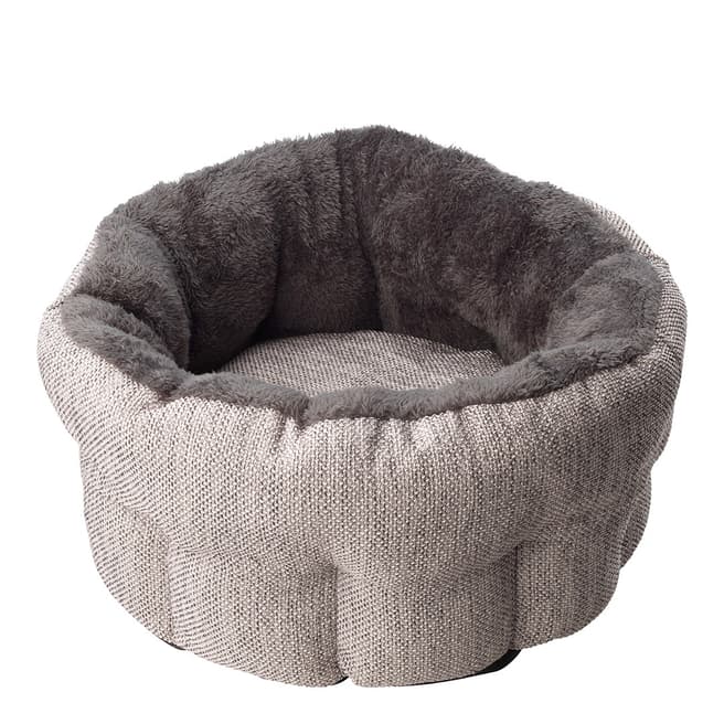 House Of Paws Hessian Deep Cat Bed