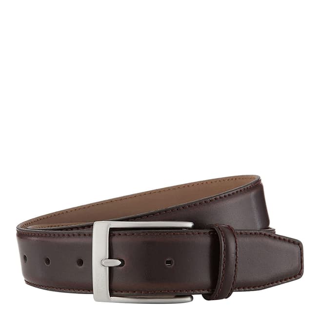 BOSS Dark Brown Esily Leather Belt