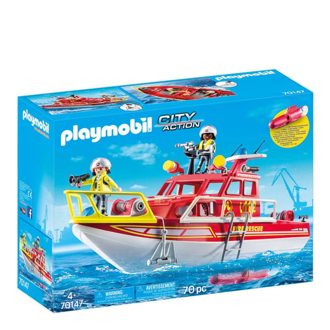 Playmobil City Action Fire Rescue Boat