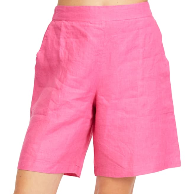 Aspiga Raspberry Joelle Linen Shorts