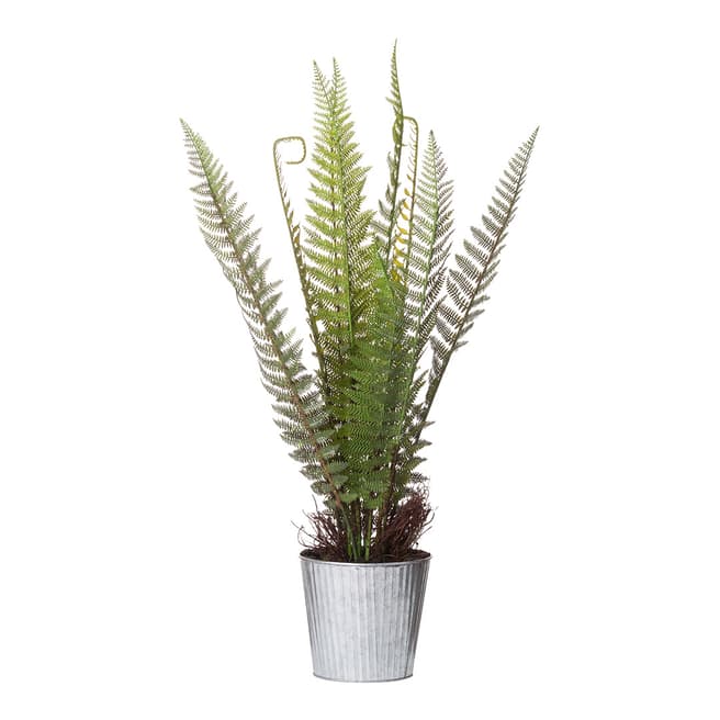 Hill Interiors Tall Fern Potted Faux Plant