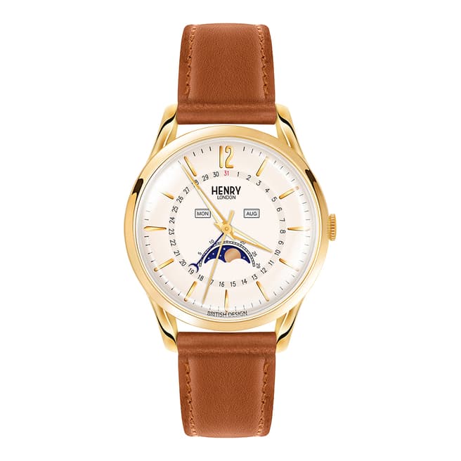 Henry London Brown Westminster Leather Watch