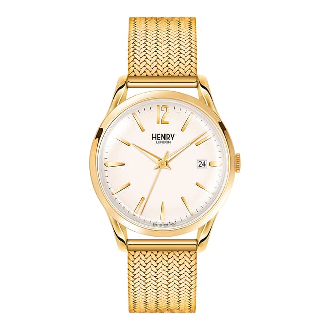 Henry London Gold Westminster Mesh Watch