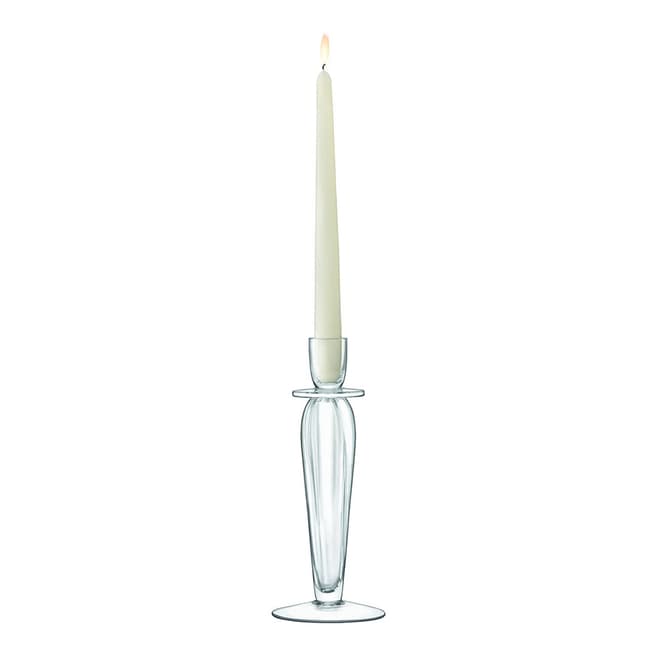 LSA Light Fluted Candle Stick H22.5cm