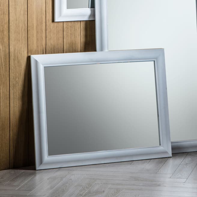 Gallery Living White Cobain Mirror 69x90cm