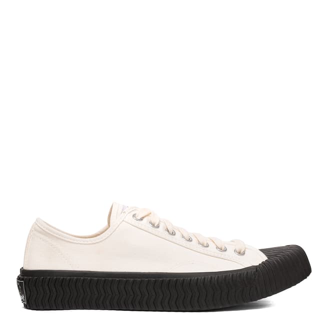 Excelsior White Black Sole Bolt LO Sneakers