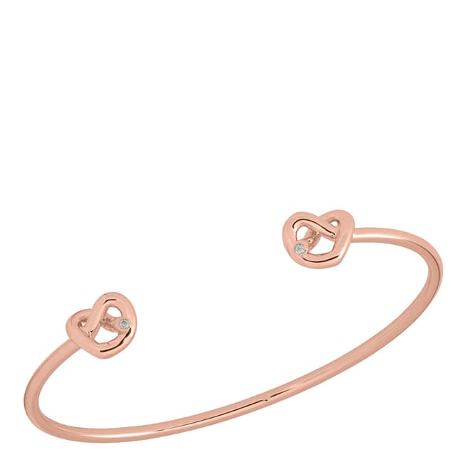 Kate Spade Rose Gold Loves Me Knot Double Loves Me Knot Cuff