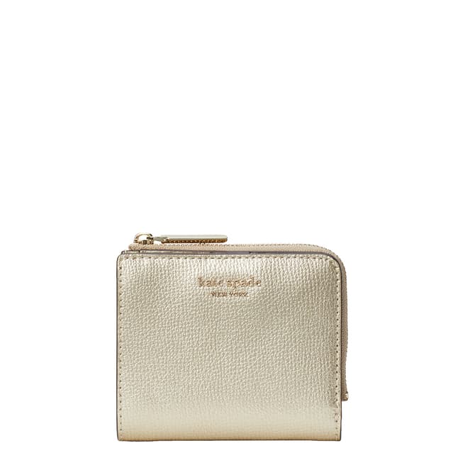 Kate Spade Pale Gold Small Bifold Wallet