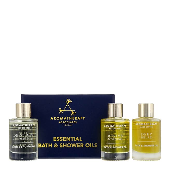 Aromatherapy Associates Essential Bath & Shower Oils 3 x 9ml