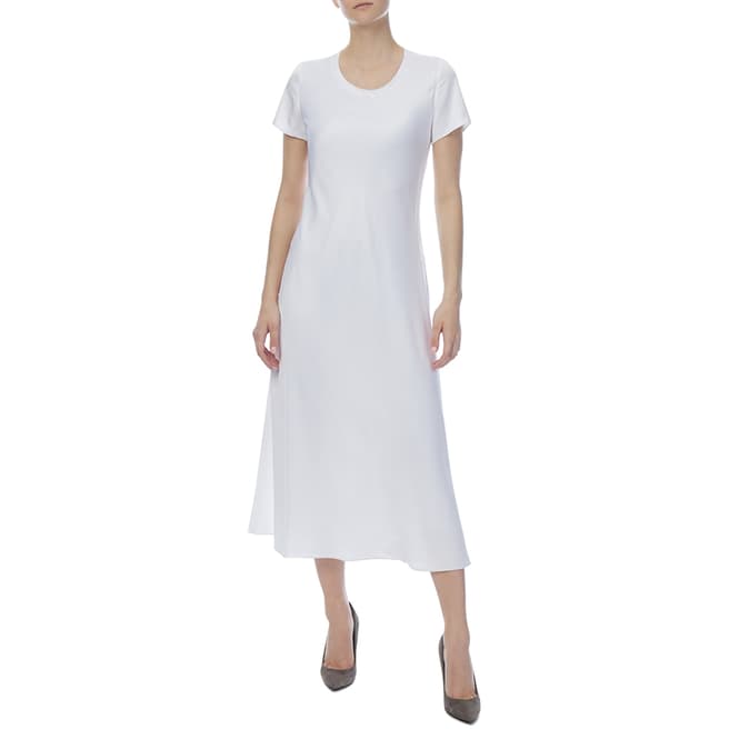 BOSS White Diwhite Midi Dress