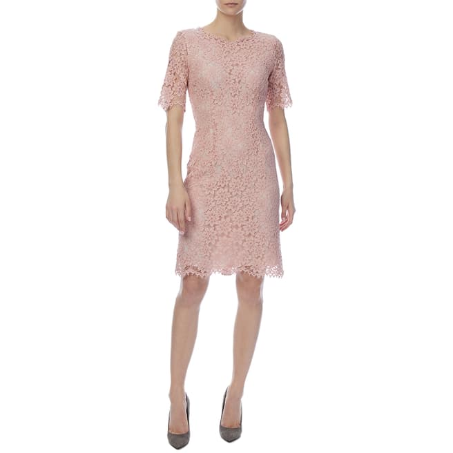 HUGO Pink Kalissy Lace Dress