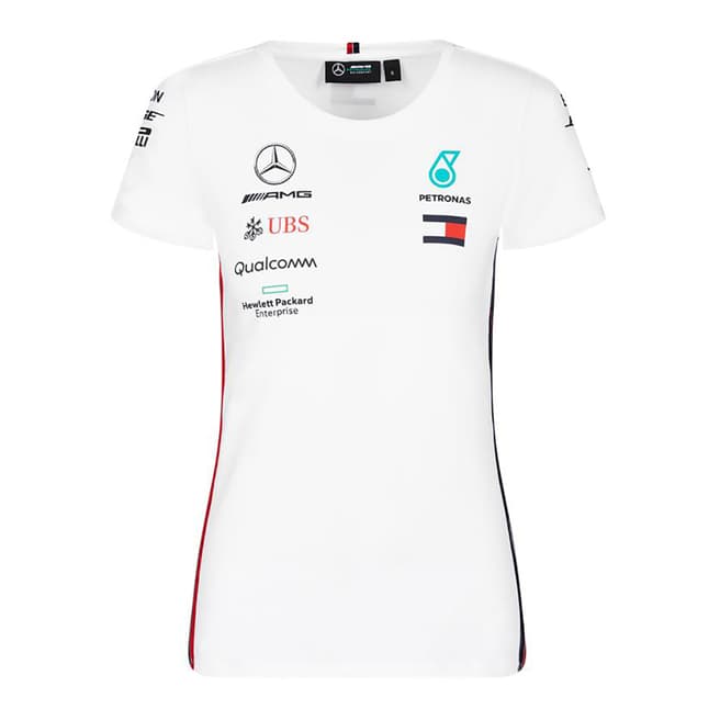 Mercedes AMG-Petronas Motorsport White Mercedes Driver T-Shirt