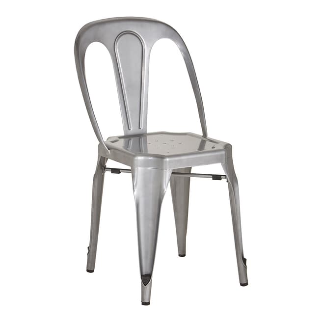 Fifty Five South Grange Grey Metal Chair