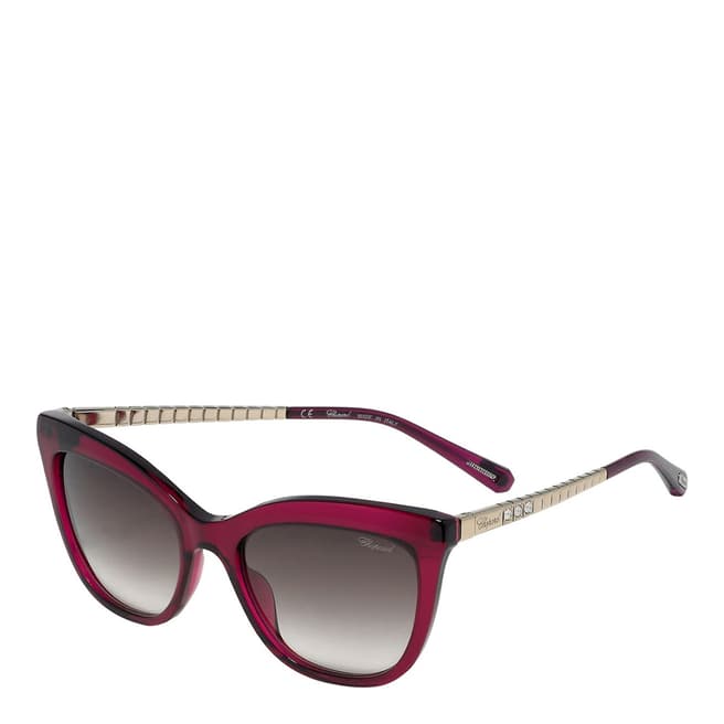 Chopard Women's Red Chopard Sunglasses 54mm