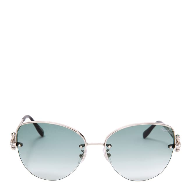 Chopard Women's Silver Chopard Sunglasses 60mm