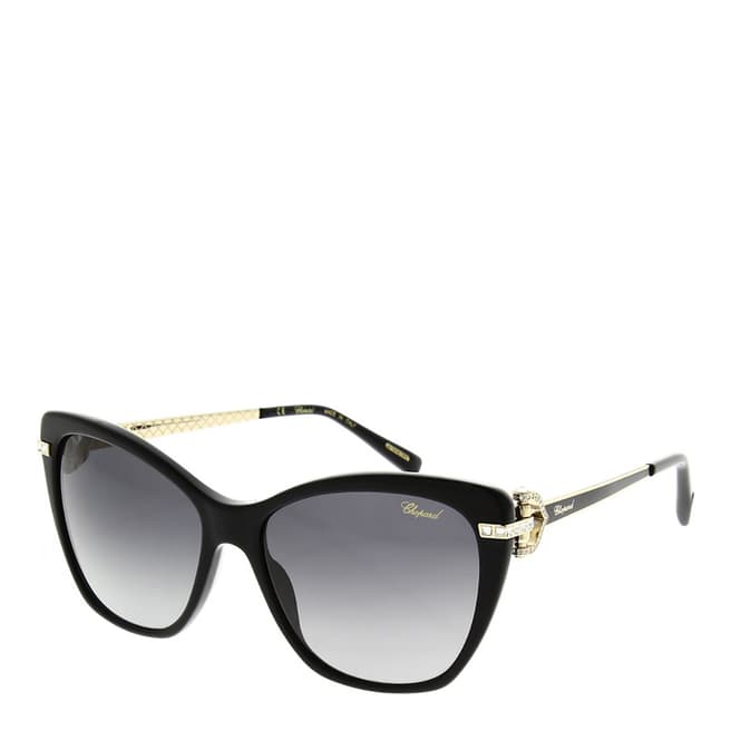 Chopard Women's Black Chopard Sunglasses 55mm