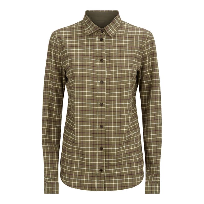 Le Chameau Yellow Stanway Cotton Check Shirt