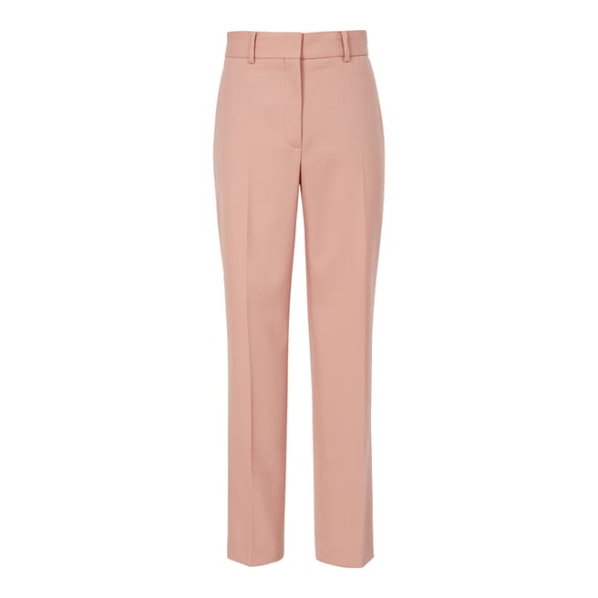 Reiss Nude Lilli Tapered Wool Blend Trousers