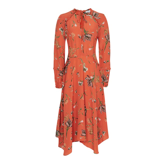 Reiss Coral Bay Floral Dress