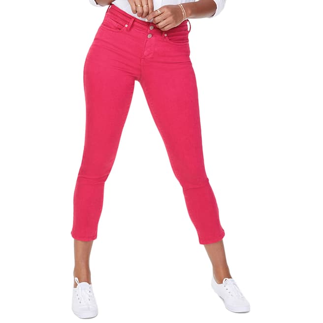NYDJ Pink Sheri Slim Stretch Jeans