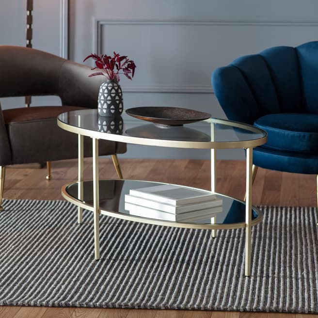Gallery Living Danville Coffee Table, Champagne